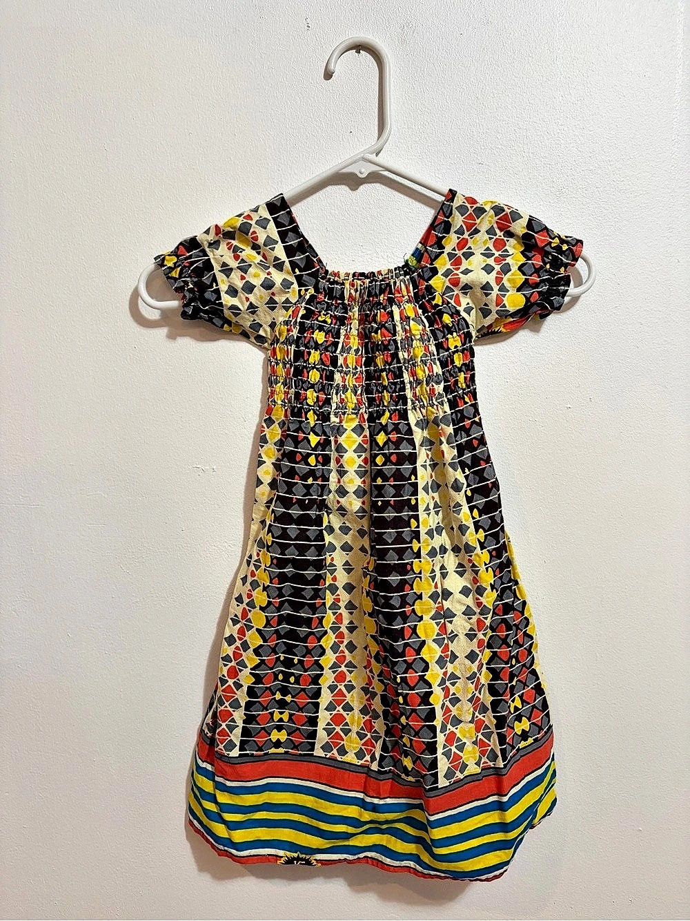 Ankara Print Mini Dress